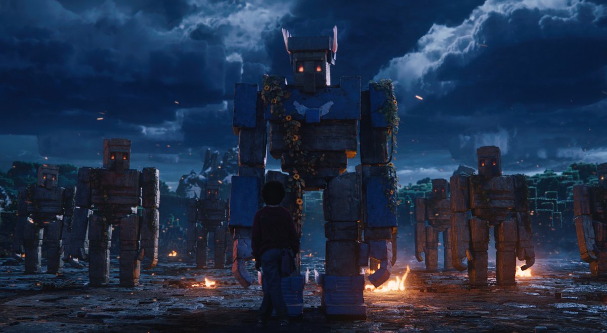 ANIMATIONWorld's tweet photo. #DigitalDomain Gets Combat Ready for #AMinecraftMovie - #VFX Supervisor Piotr Karwas and Senior #Animation Supervisor Liz Bernard talk blocky aesthetics and keyframe animation on 500 Piglins fighting dozens of Iron Golems, all obeying the laws of physics. https://t.co/HySFBfynAR #VisualEffects #VFXWorld
