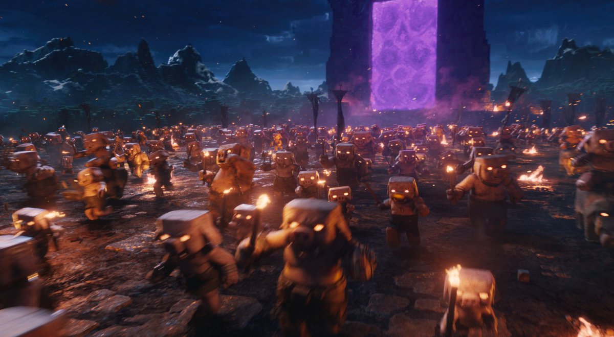 ANIMATIONWorld's tweet photo. #DigitalDomain Gets Combat Ready for #AMinecraftMovie - #VFX Supervisor Piotr Karwas and Senior #Animation Supervisor Liz Bernard talk blocky aesthetics and keyframe animation on 500 Piglins fighting dozens of Iron Golems, all obeying the laws of physics. https://t.co/HySFBfynAR #VisualEffects #VFXWorld