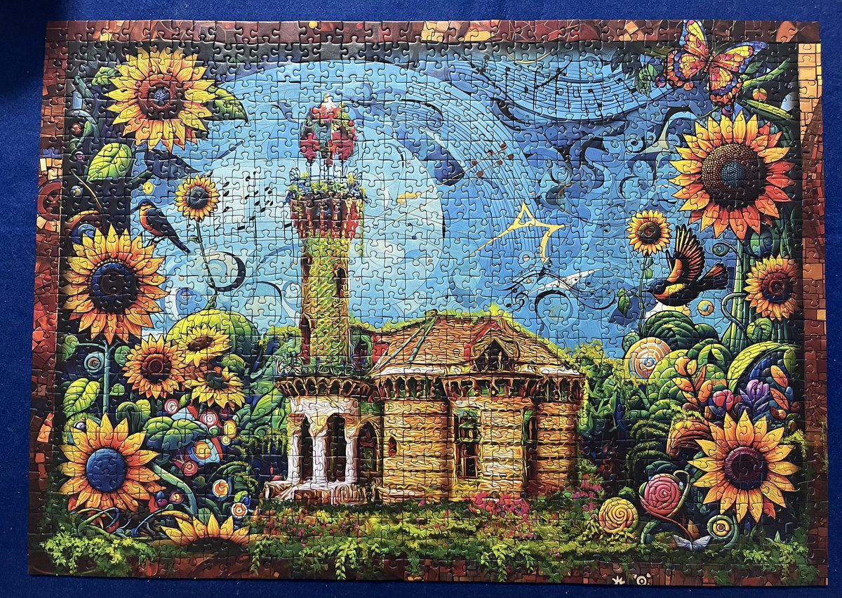 elmagowal's tweet image. Primer puzzle del verano terminado