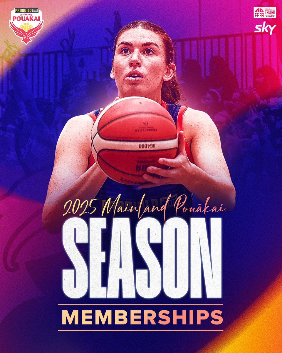 MainlandPouakai's tweet image. We're excited to launch our public sale of 2025 Mainland Pouākai Season Memberships!
#FlyFearless with us in 2025 as we chase our first-ever Tauihi championship!
🔗: premier.ticketek.co.nz/shows/Show.asp…
@TauihiNZ @skysportnz