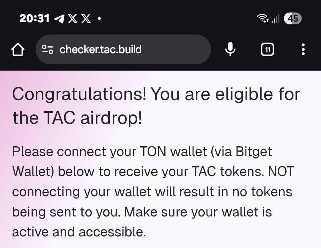 Tac Pilled

Eligible for ✅ <a href="/TacBuild/">TAC (🫰,✨️)</a> 

TgiF