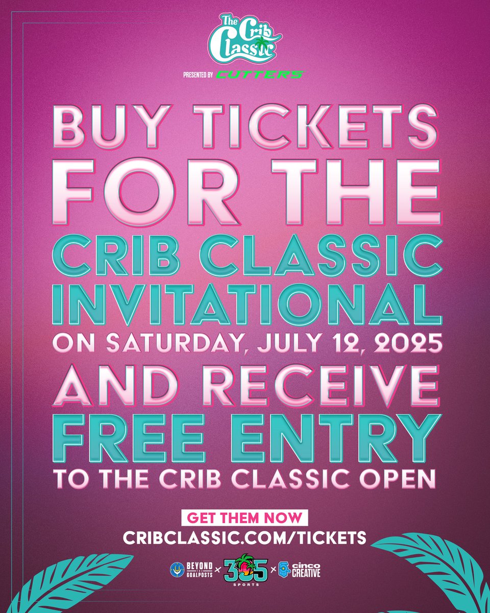 Crib Classic (@cribclassic) on Twitter photo Don’t miss the Crib Classic Open this Sunday at Somerset Academy Charter High School!
Your ticket includes access to the Crib Classic Invitational and Open — cribclassic.com/tickets 🎟️🔥 Don’t miss the Crib Classic Open this Sunday at Somerset Academy Charter High School!
Your ticket includes access to the Crib Classic Invitational and Open — cribclassic.com/tickets 🎟️🔥