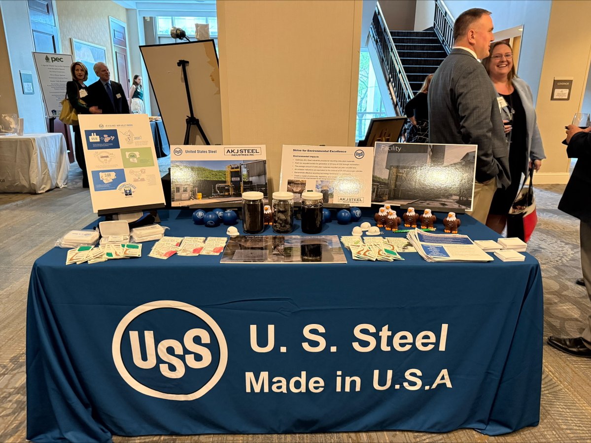 U_S_Steel's tweet image. #USSteel’s Mon Valley Works earned a PA Governor's Award for Environmental Excellence for the 2nd consecutive year! The project prevented CO2 emissions equivalent to removing 26,000 cars from roads!
#ILiveHereToo
