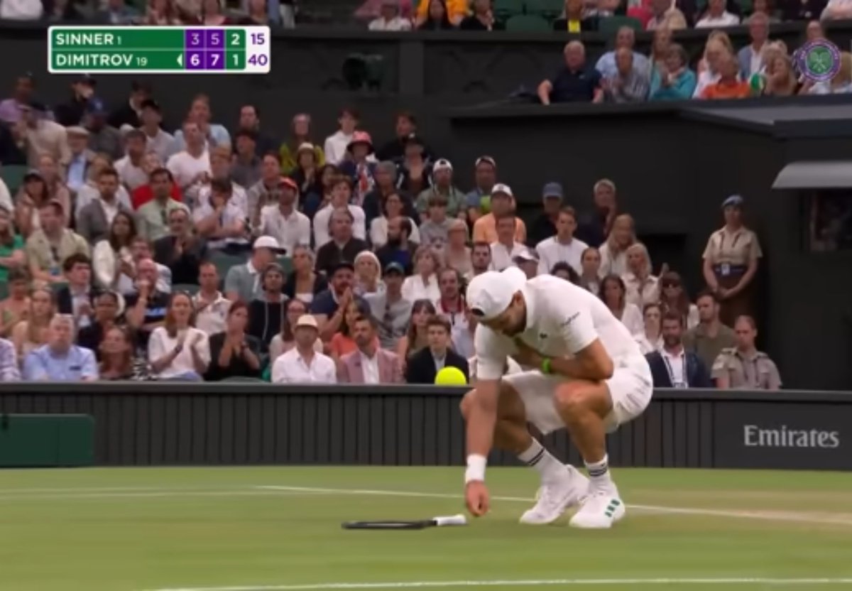 How lucky is Jannik Sinner??!!