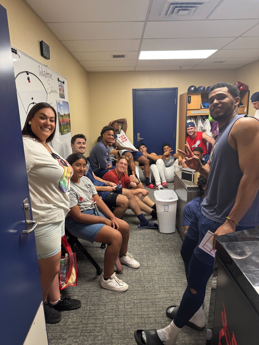 TC_DustDevils's tweet image. Yesterday, our Angels' Teammate, Kataleya, joined us for a great time at Gesa Stadium. She got to hangout with the guys, attend ball talk, throw a first pitch and her mom was even able to collect some cash in the Dash for Cash event! Thanks for coming out, Kataleya! #tcdustdevils
