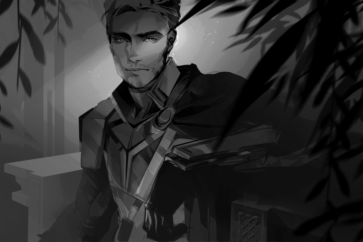 IvNarwhal's tweet photo. Quill from AU, created by @limachan_art 🩶🖤 https://t.co/lhWwZXlvDP