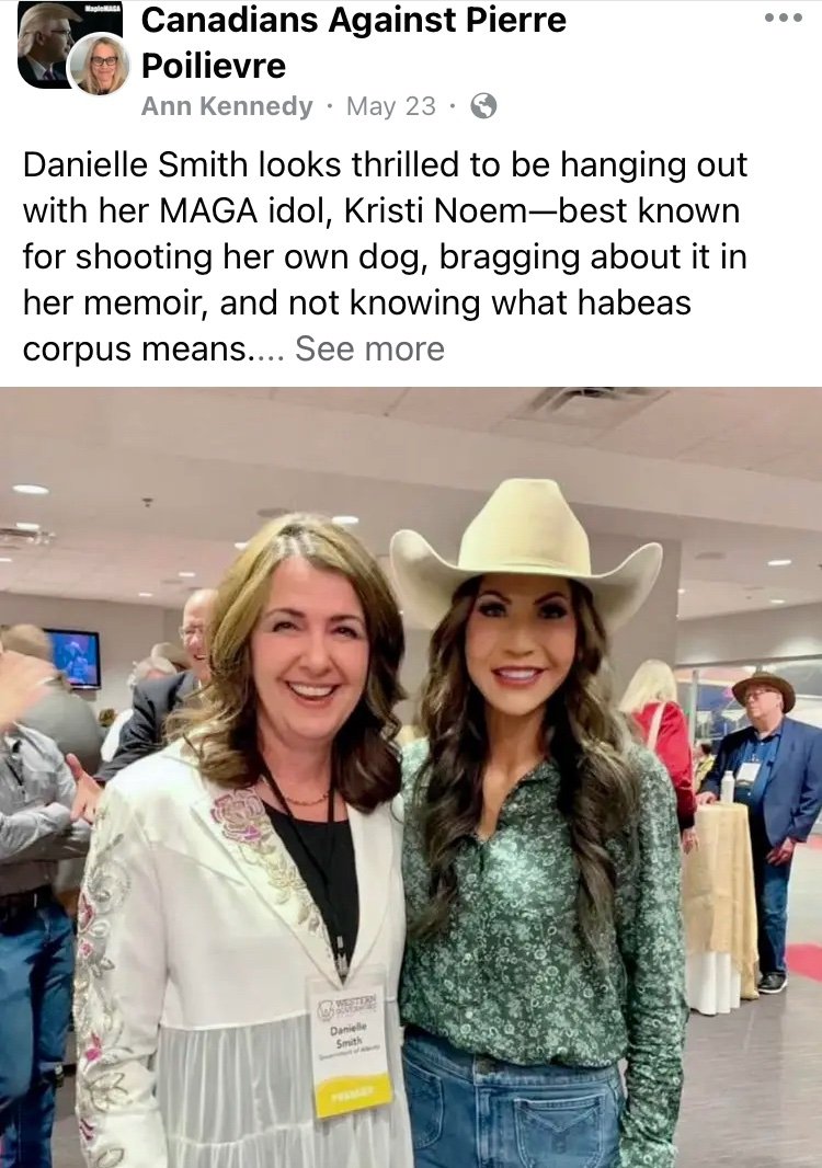 harryt59_harry's tweet image. #DanielleSmithIsUnfitToLead in sooooooo many ways.
Wake up Alberta.
You are much better than Danielle Smith and her separatist agenda.