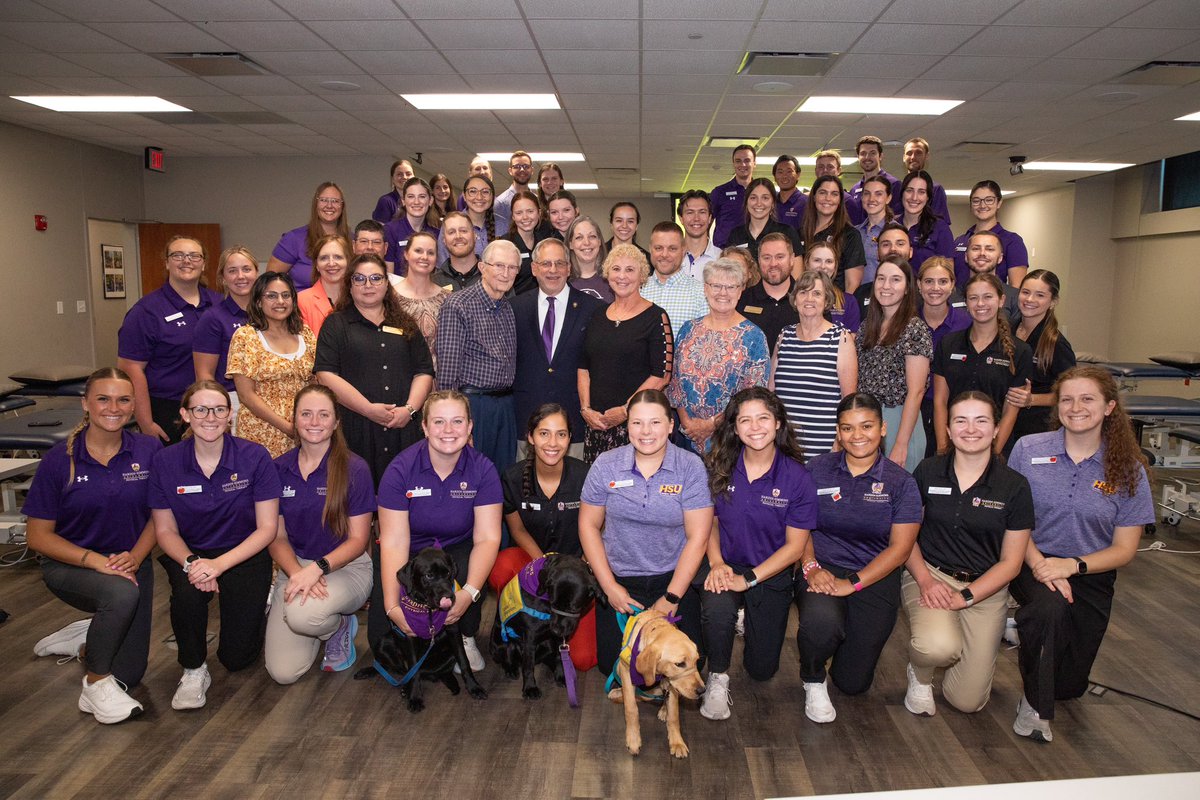 HSUTX's tweet image. Yesterday afternoon, Hardin-Simmons University held a special “secret” dedication for the new O'Connell Advanced Rehabilitation Lab — a tribute to the incredible legacy of Drs. Dennis and Janelle O'Connell.
The O’Connells have faithfully served both Hardin-Simmons and the…