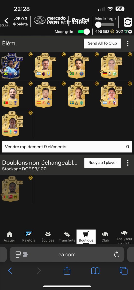 7zaike's tweet photo. Wtf TOTY dans un 84x10 🤣🤣🤣🤣🤣
(c’est le premier que je pack de ma vie) https://t.co/InHZQfnNUD