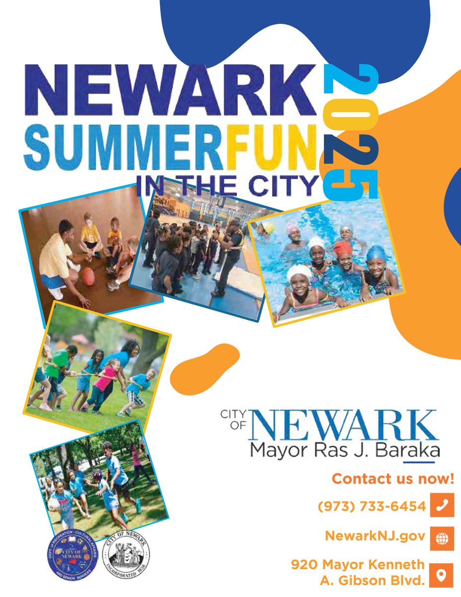 CityofNewarkNJ's tweet image. Looking for things to do this summer? Check out our 2025 Summer Fun Booklets! #freeevents
🎬 #movienights 🎤 #concerts 🏀 #sportsclinics
#seniorsocials #wellnessclasses #familyfun & more!
ow.ly/9P3Z50WottK
#SummerFunInNewark #NewarkNJ