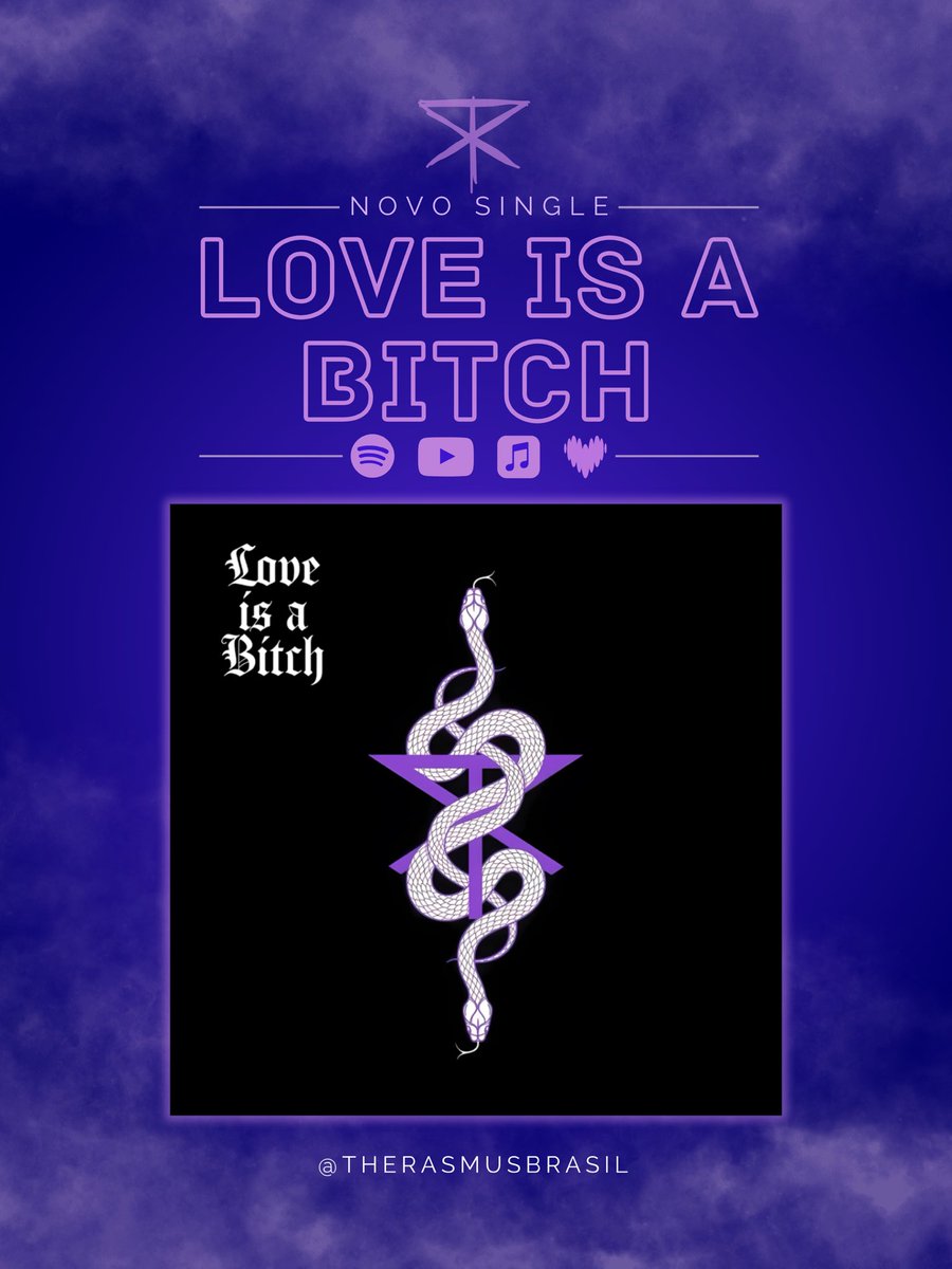 TheRasmusBrasil's tweet photo. Já saiu o novo single do The Rasmus, LOVE IS A BITCH!!! 🆕🎧

A canção é o quarto single do próximo álbum “Weirdo” e já está disponível nas principais plataformas de música. O videoclipe tbm já está no YouTube! ▶️🎬

Saiba tudo no nosso site: https://t.co/eOwGLcUePh https://t.co/O3HuN2dqIv