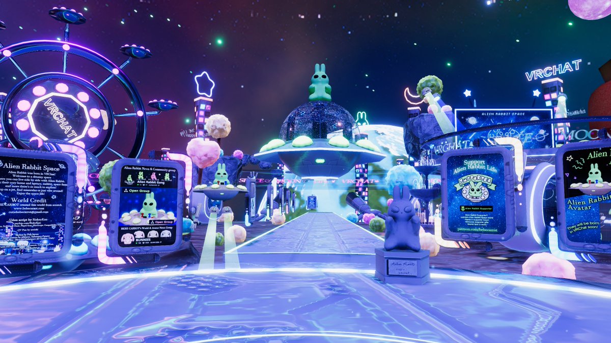 Equinox_Vtuber's tweet photo. Space Jam- New Horizons
World- Alien Rabbit Space

Perhaps we've never been visited by aliens because they have looked upon Earth and decided there's no sign of intelligent life.~ Neil deGrasse Tyson

#VRChat #virtualphotography #Vr_photographer #photography #ExploreVRChat https://t.co/bcyh30c23J
