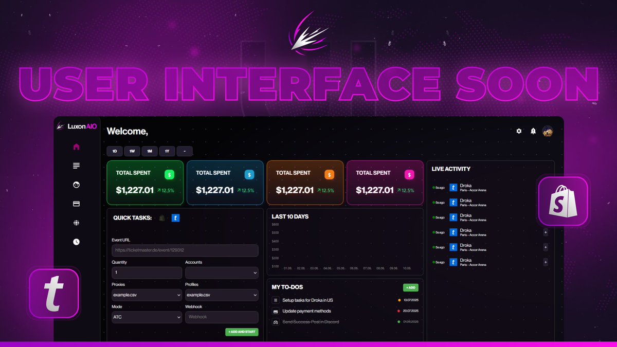 LuxonAIO UI soon 👀

Combining usability with extremely high performance 🔥

Join our server for more information or to secure your license today 🚀