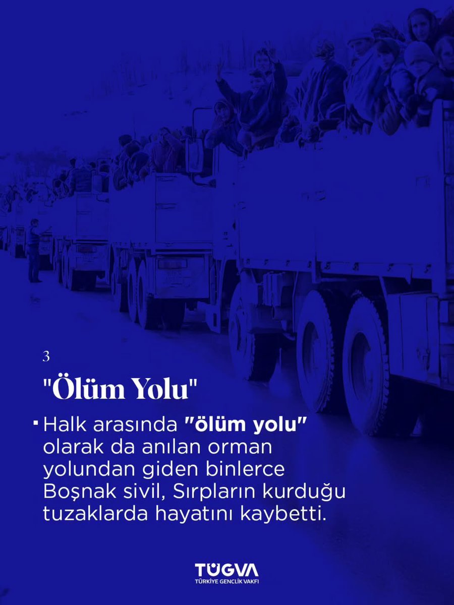 📍 Unutmadık, Unutturmayacağız

🗓️Srebrenitsa Katliamı – 11 Temmuz 1995

Bugün, Avrupa’nın yakın tarihinde yaşanan en büyük insanlık suçlarından biri olan Srebrenitsa Katliamı’nın yıl dönümü.

#SrebrenitsaSoykırımı #Soykırım #Bosna