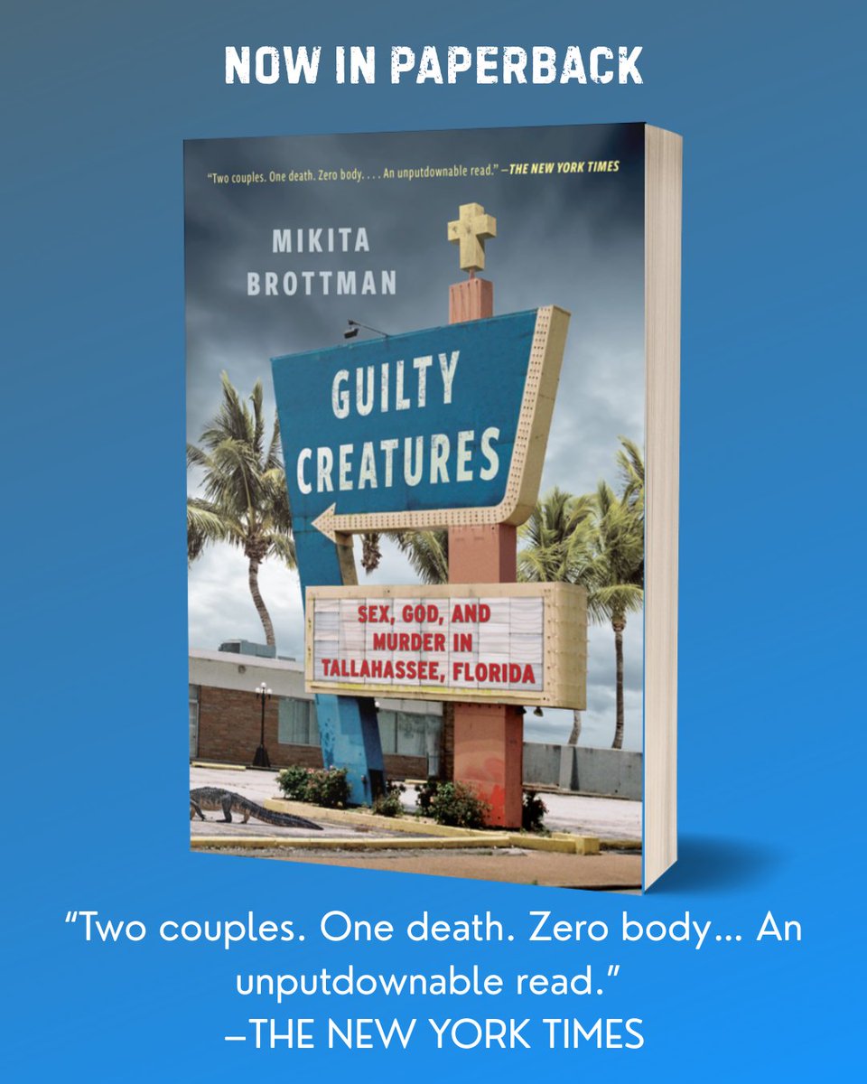 OneSignalPub's tweet image. Secrets, lies, and murder in the deep South... Mikita Brottman’s GUILTY CREATURES uncovers an unthinkable true crime story that will leave you breathless. Now in paperback!