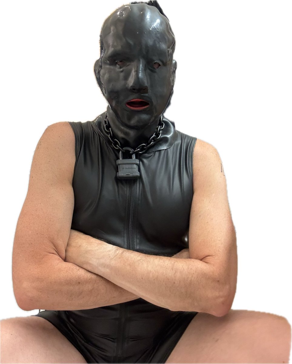 Rubber slave pig ready 2 abuse 🌶️💪🏼 #bdsm #muscleslave #bottom