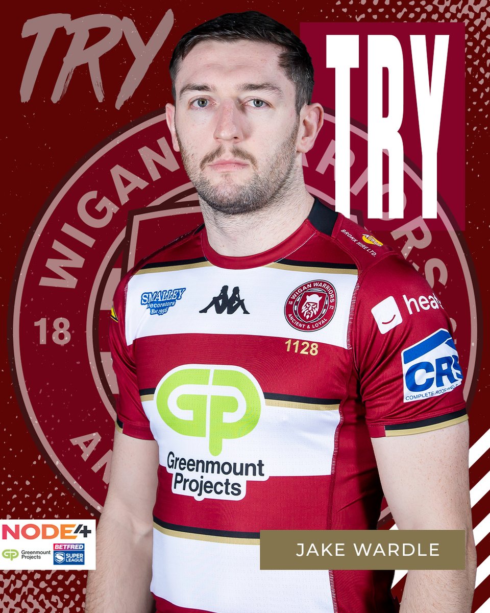 WiganWarriorsRL's tweet image. 65' TRYYYYY!!! WARDLE AGAIN!!

🍒⚪️ 16-10 🟤🟠

#WWRL #SLWIGHUD