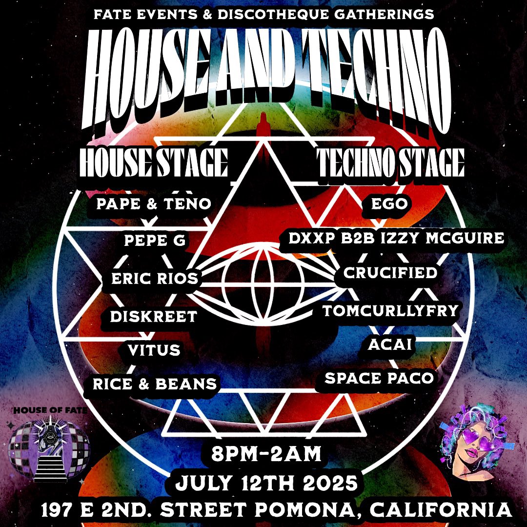 Back this Saturday in Pomona! Let’s have it! 

eventbrite.com/e/house-and-te…