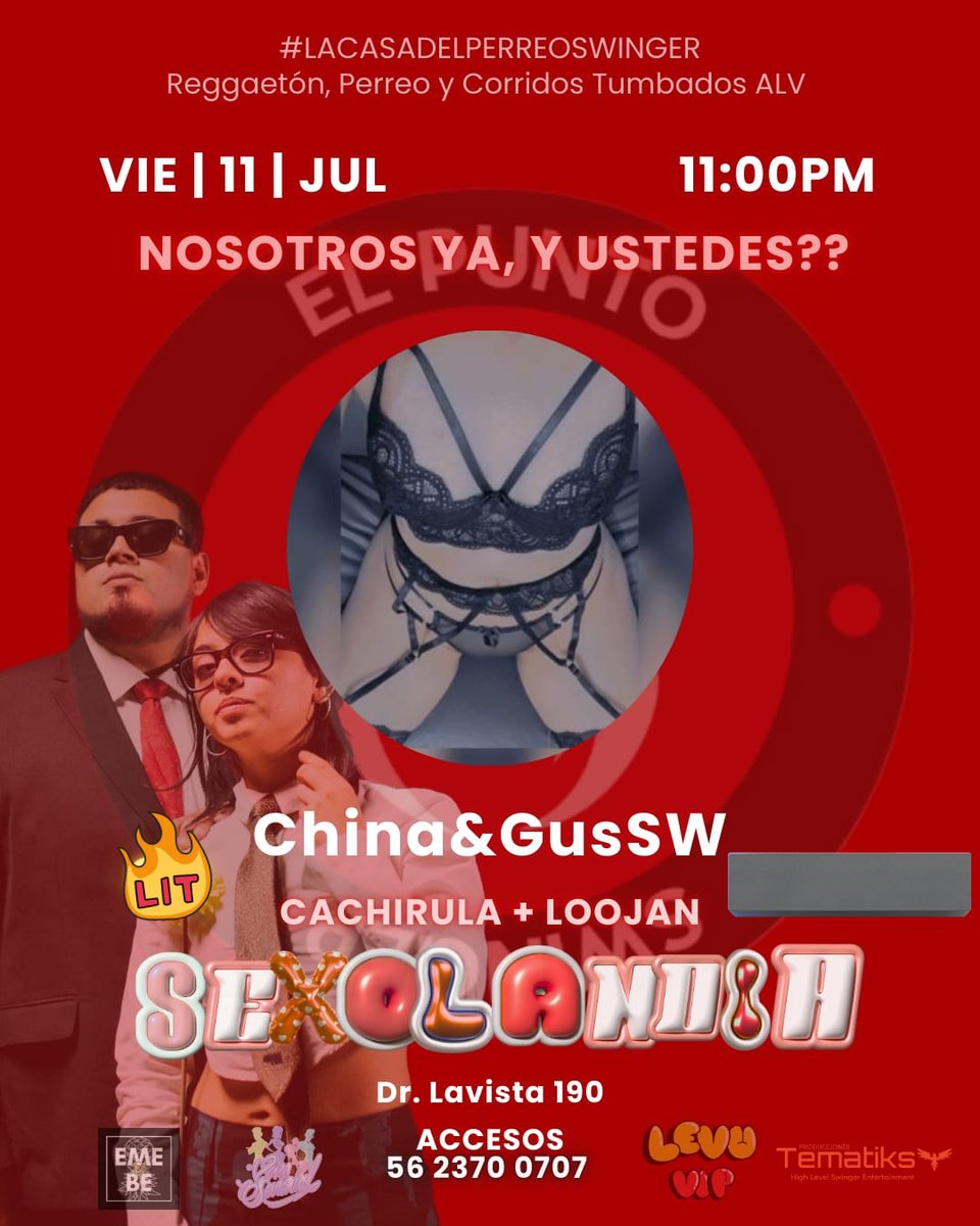 Que emoción!!! A quien veremos en este evento tan deli, se pondra super intenso como siempre con la gente del <a href="/Elpunto_sw/">EL PUNTO SW</a> veremos a muchos de nuestros amigos por alla🥳🥳🥳🥳🥳 si nos ven, nos saludan 🥵🤯🥵🤯🥵🤯🥵🤯🥵🤯🥵🤯 #LASMEJORESFIESTAS