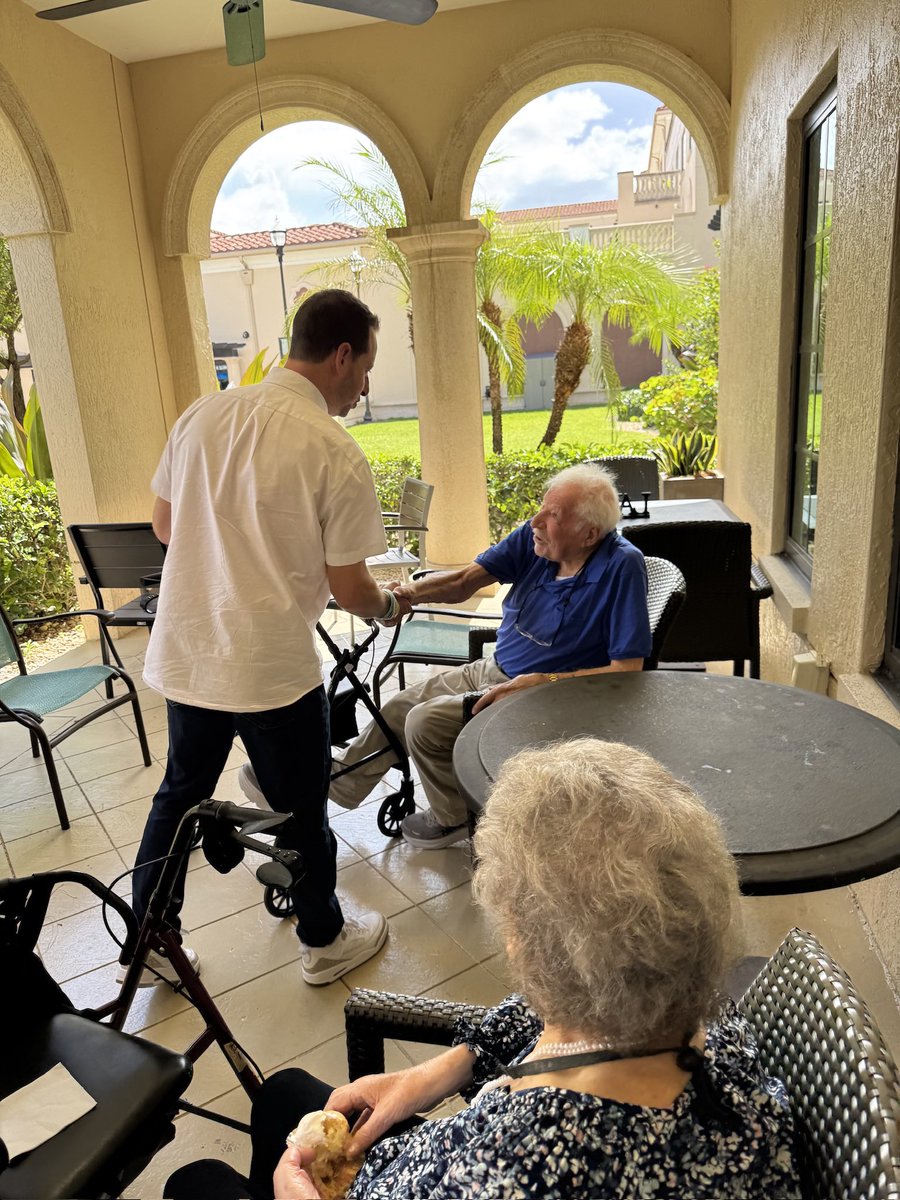 RepMoskowitz's tweet image. I stopped by Sinai Residences in Boca Raton to meet with residents, tour the community, and hear what additional support our senior living centers need. From wellness resources to health services, it’s vital our seniors have access to the tools to live with dignity and security.