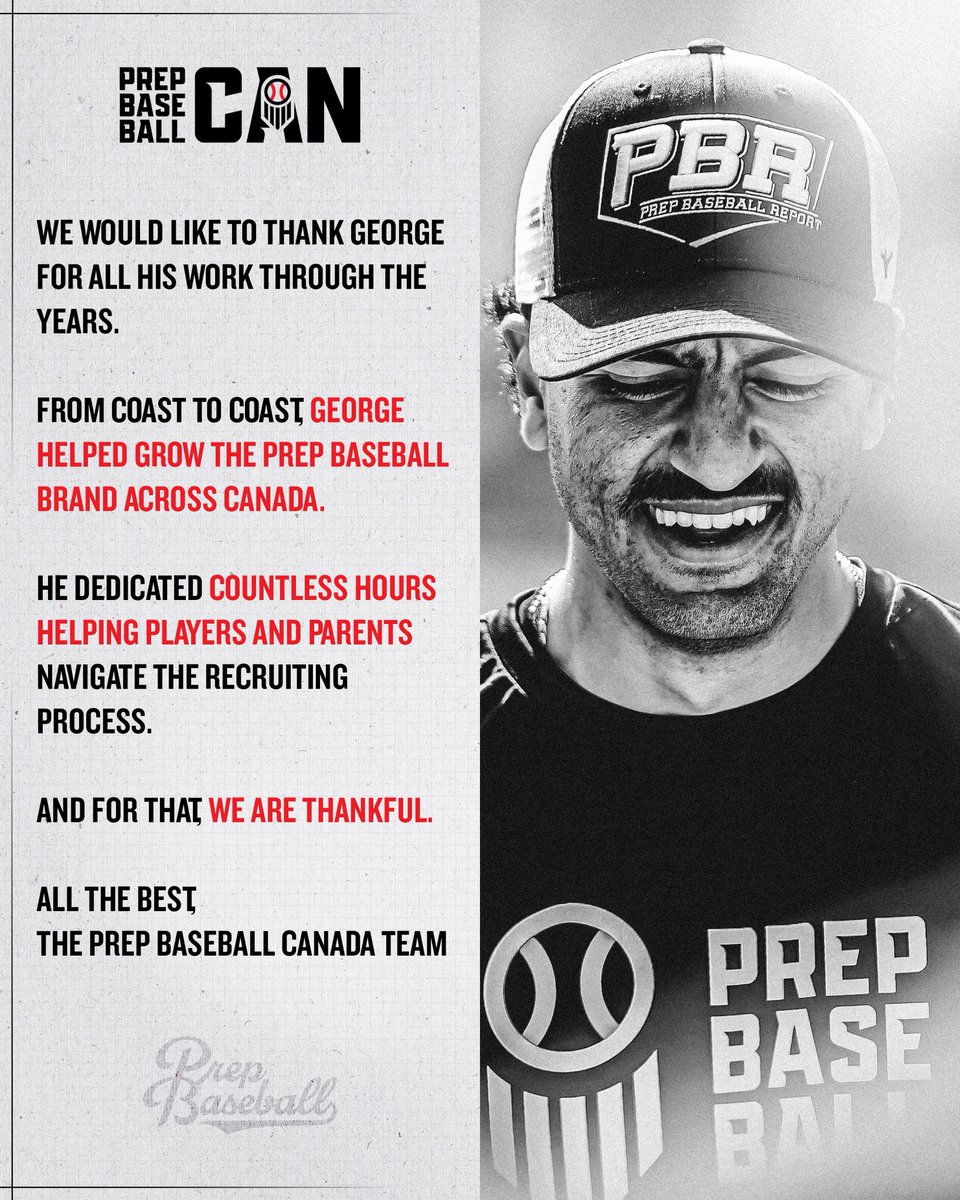 Thank you, George.🫡

<a href="/PrepBaseballAB/">Prep Baseball Alberta</a> | <a href="/PrepBaseballBC/">Prep Baseball BC</a>