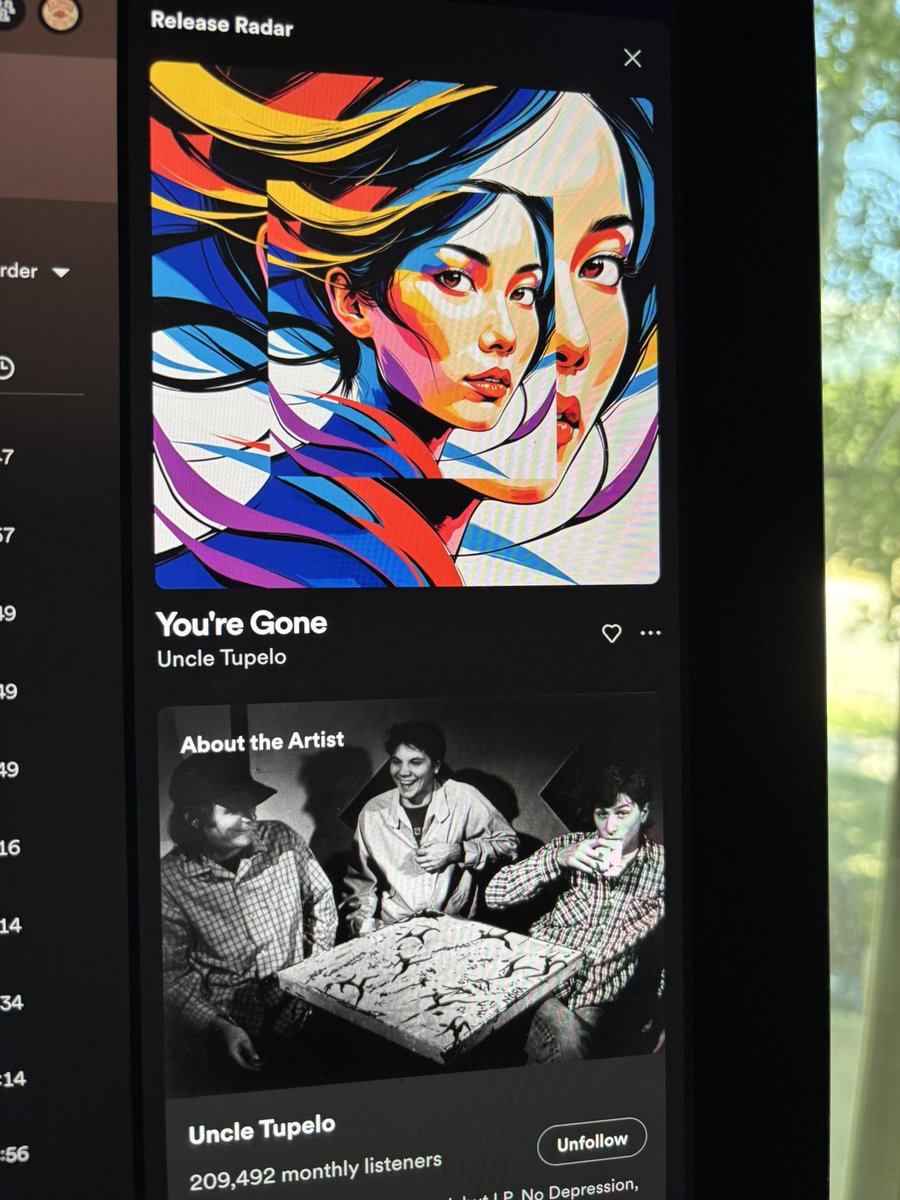 WPSMuzik's tweet image. Anyone else get a new Uncle Tupelo song on their Release Radar? Me neither. WTF you can’t play with my emotions like this Spotify.