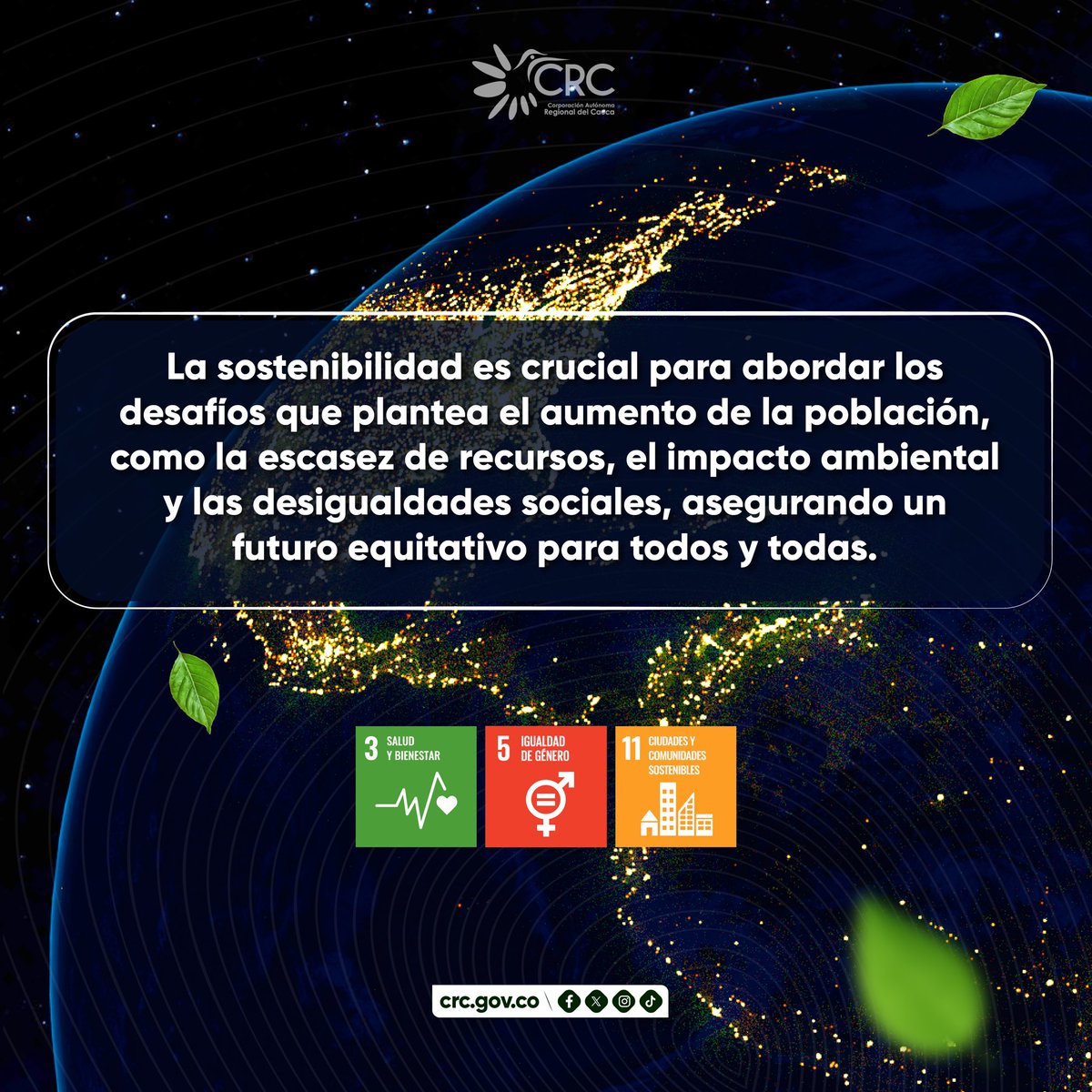 🌍 11 de julio | #DíaMundialDeLaPoblación
Somos +8.200 millones compartiendo un solo planeta.
¿Cómo garantizar un futuro sostenible?
La clave: educación, equidad y respeto por la Tierra.
Cada persona cuenta. Cada acción también.