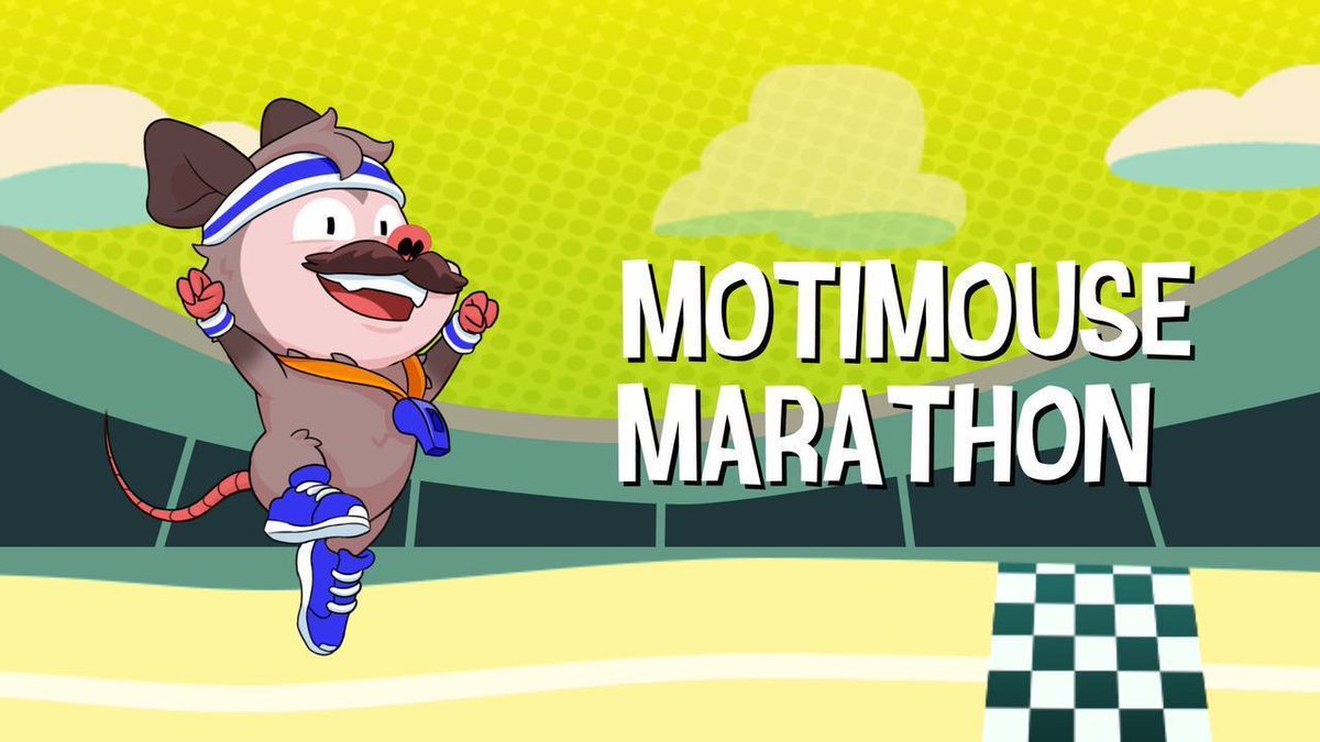 Run, swim, move your paws: the Motimouse Marathon kicks off this night! 🏆

Champions don't sleep — champions swim and run until their energy runs out. This time we did without increasing the competition limits: to get a reward, you need to run or swim the standard daily