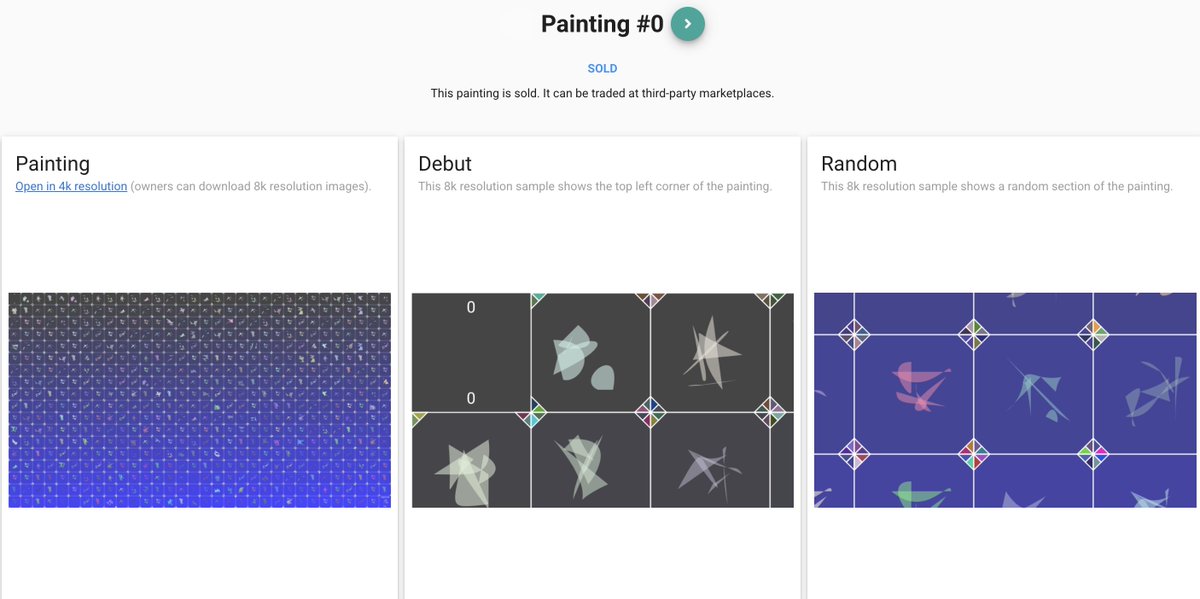 Happy birthday to one of my favorite old NFT projects <a href="/CryptoArte/">CryptoArte</a> 🎉

The art graphically depicts the history of transactions on Ethereum and is widely hailed as one of the first generative art projects on Ethereum. 

With a crazy deep set of traits, the geek collector will