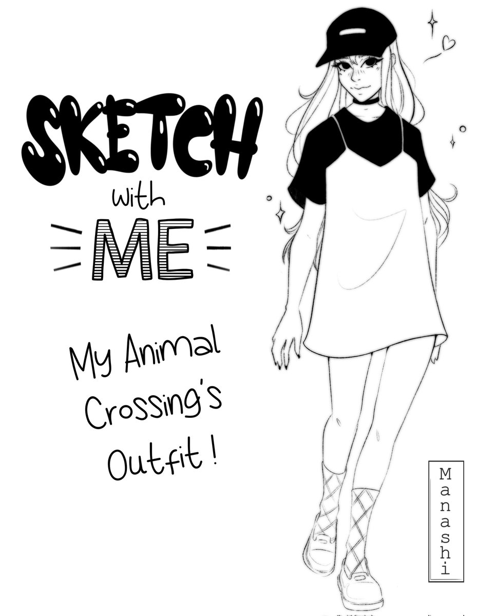When I find a lost drawing among others... 🎐
I played Animal Crossing again a few weeks ago while looking for outfit ideas for my oc
Good night #artmoots 🌒