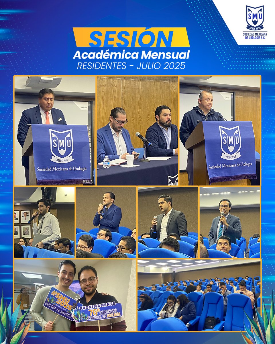 Residentes_SMU's tweet image. Agradecemos la participación del Dr. Humberto Gerardo Aguado López, Coordinador del capítulo de Andrología SMU durante nuestra Sesión Mensual, así como al Dr. José Alfredo García, por el interesante caso clínico presentado. ¡Gracias por acompañarnos, no se pierdan mañana la…