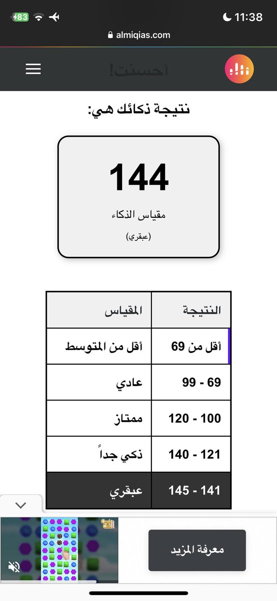 abd97u's tweet photo. @6lrc_ فيه غش ليه منقصني 1 🤔🤨! https://t.co/TBffDXXvUv