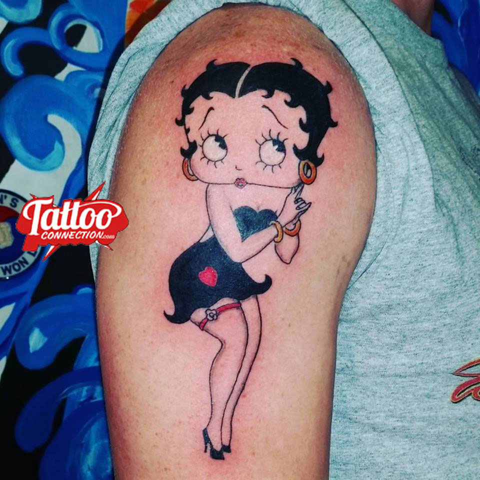 Tatt2Connection's tweet image. Classic tattoo, Betty Boop!