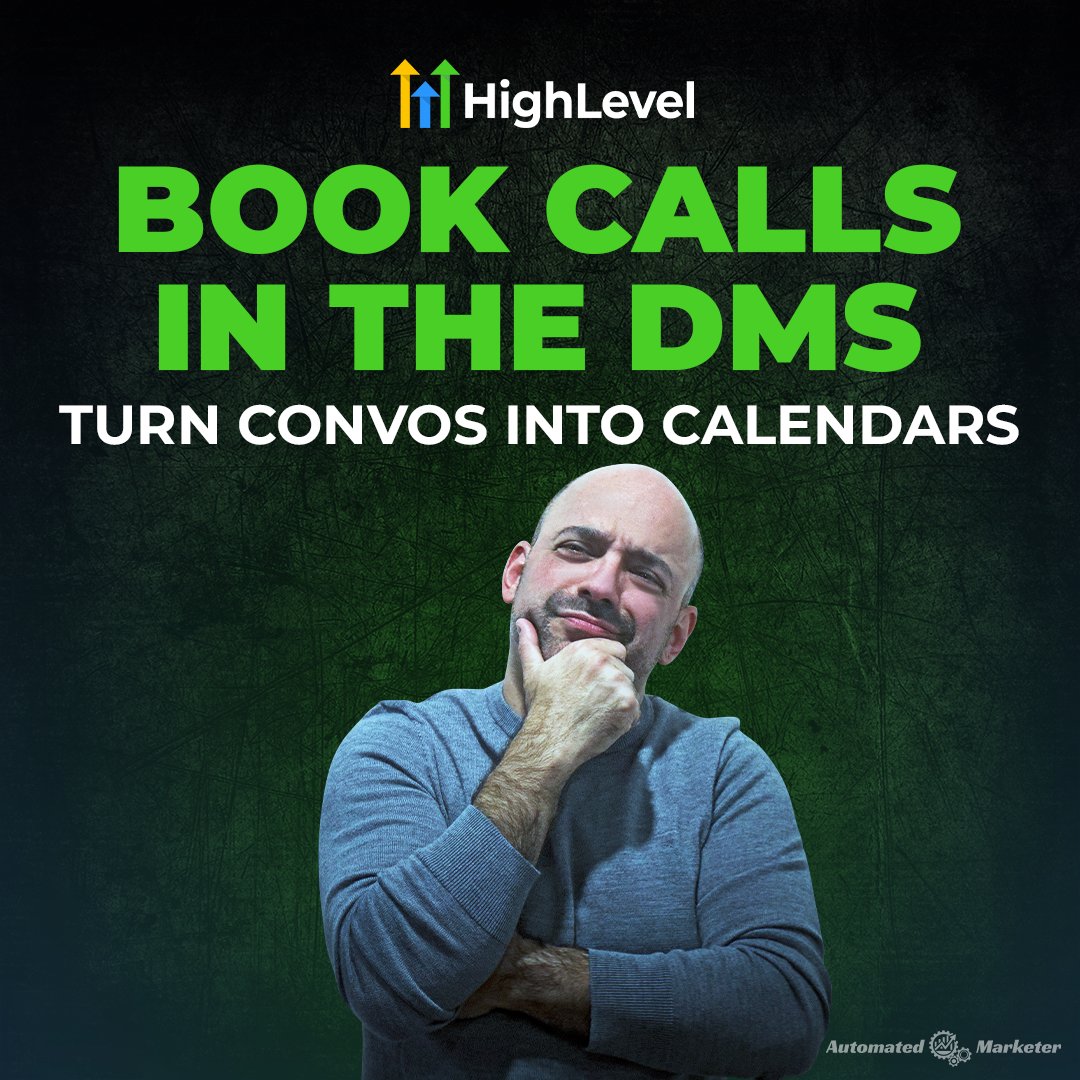 automatedmarktr's tweet image. DMs are where convos start.
 But without automation, they also die.

 ✅ Qualify leads
 ✅ Drop booking links

📆 FREE AI Chat Widget Workshop (July 14–15)
 💥 50% OFF GoHighLevel for 3 months 
🎯 gohighlevel.com/ai-chat-widget…
 #GoHighLevel #DMautomation #AIchat #automatedbookings