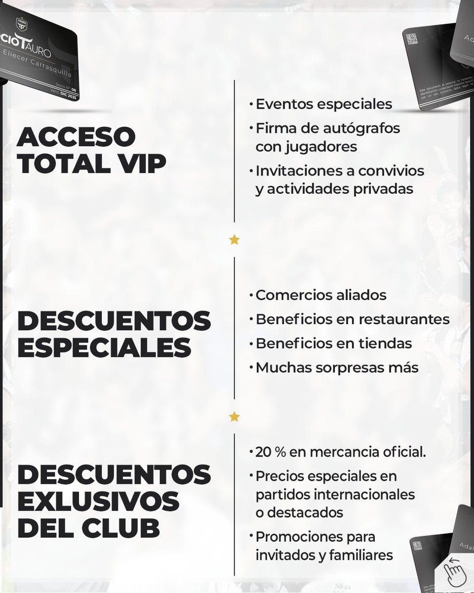 TauroFC's tweet photo. Hazte socio del Más Laureado 🪪🇵🇦⚽️🏆

Desliza para que veas todos los beneficios 🤝 https://t.co/arVVQHY8w5
