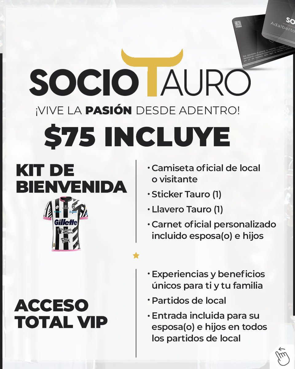 TauroFC's tweet photo. Hazte socio del Más Laureado 🪪🇵🇦⚽️🏆

Desliza para que veas todos los beneficios 🤝 https://t.co/arVVQHY8w5