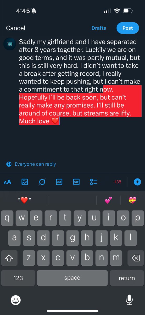 Might not be back for awhile <3