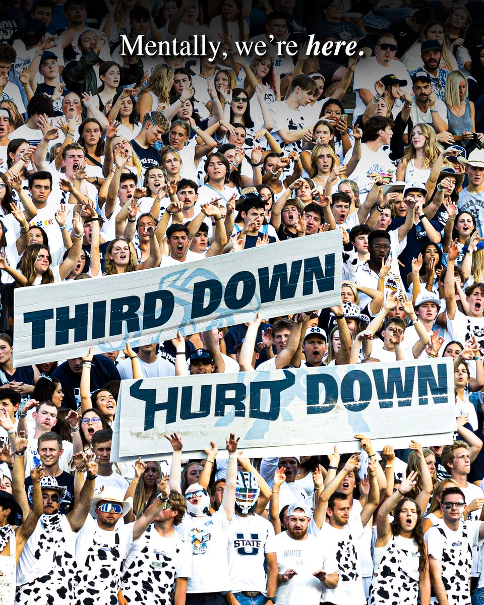 Hopefully you’ll be at The Mav physically (and mentally) in 50 days! 🤘

Season Tickets 🎟️➡️ bit.ly/2025USUFootball
