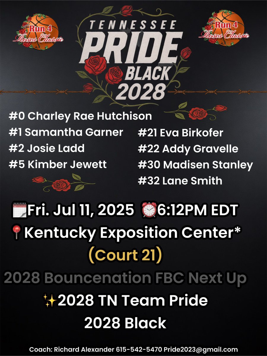 Richard Alexander (@pride2023) on Twitter photo Handled pool play:
β
50β35 vs Washington Premier 15U
β
57β32 vs NY Havoc
Next rep β¬
π 6:12PM EDT | ποΈ Court 21
π Bouncenation FBC Next Up
π Louisville, KY | π₯ Run 4 Roses
No hype. No drama. Just the work. π§±
<a href="/evabirkofer/">Evabirkofer</a> <a href="/MadisenS30/">Madisen S</a> <a href="/CharleyRae2028/">Charley Rae Hutchison</a>
<a href="/the_sam_garner/">sam garner</a> Handled pool play:
β
50β35 vs Washington Premier 15U
β
57β32 vs NY Havoc
Next rep β¬
π 6:12PM EDT | ποΈ Court 21
π Bouncenation FBC Next Up
π Louisville, KY | π₯ Run 4 Roses
No hype. No drama. Just the work. π§±
<a href="/evabirkofer/">Evabirkofer</a> <a href="/MadisenS30/">Madisen S</a> <a href="/CharleyRae2028/">Charley Rae Hutchison</a>
<a href="/the_sam_garner/">sam garner</a>