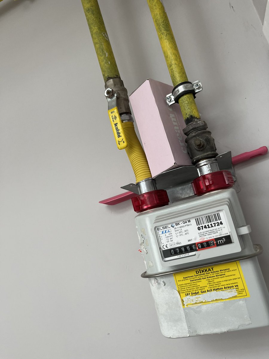 Doğalgaz sayacı 1 
Ben 0