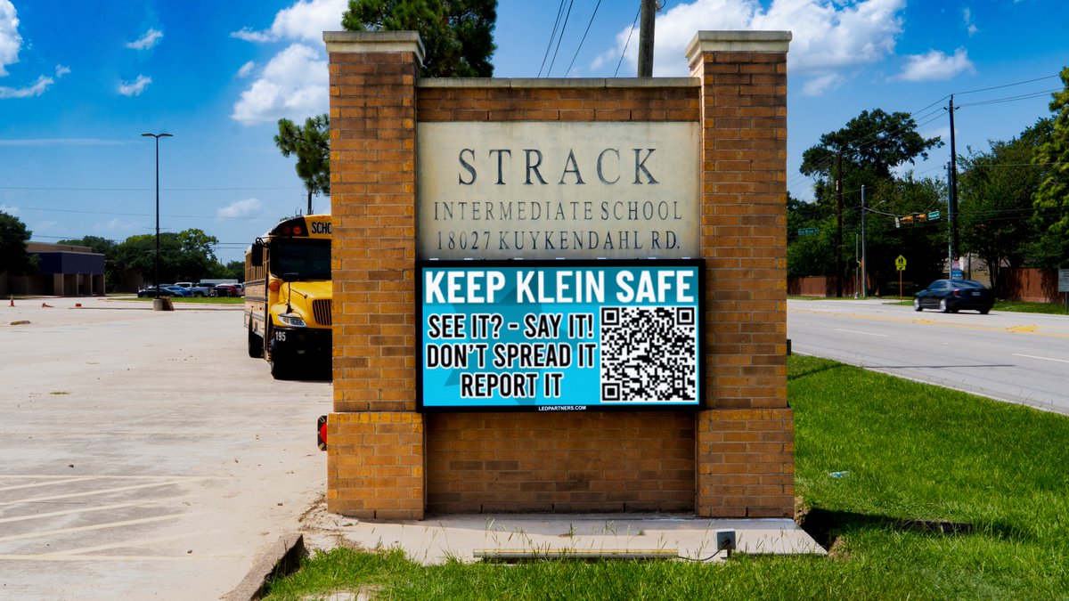 ledpartnershtx's tweet photo. Strack Intermediate in @KleinISD is shining with a new LED marquee! Part of ongoing renovations, this digital upgrade keeps the community informed and engaged.
Ready to enhance your signage? Visit https://t.co/35nRjDuJ8V
#KleinISD #LEDSignage #SchoolMarquee #LEDPartners https://t.co/LdSJCaGTva
