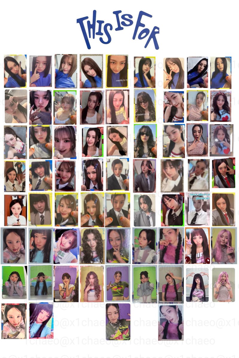 nabyyys's tweet photo. #TWICE ‘THIS IS FOR’ ALBUM PHOTOCARDS  PREVIEWS 

𐔌  almost complete template by @Fahad08276 𐦯

regular version ( this, is and for ver. ), digipack version, and confetti version. https://t.co/B7d3azBzSw