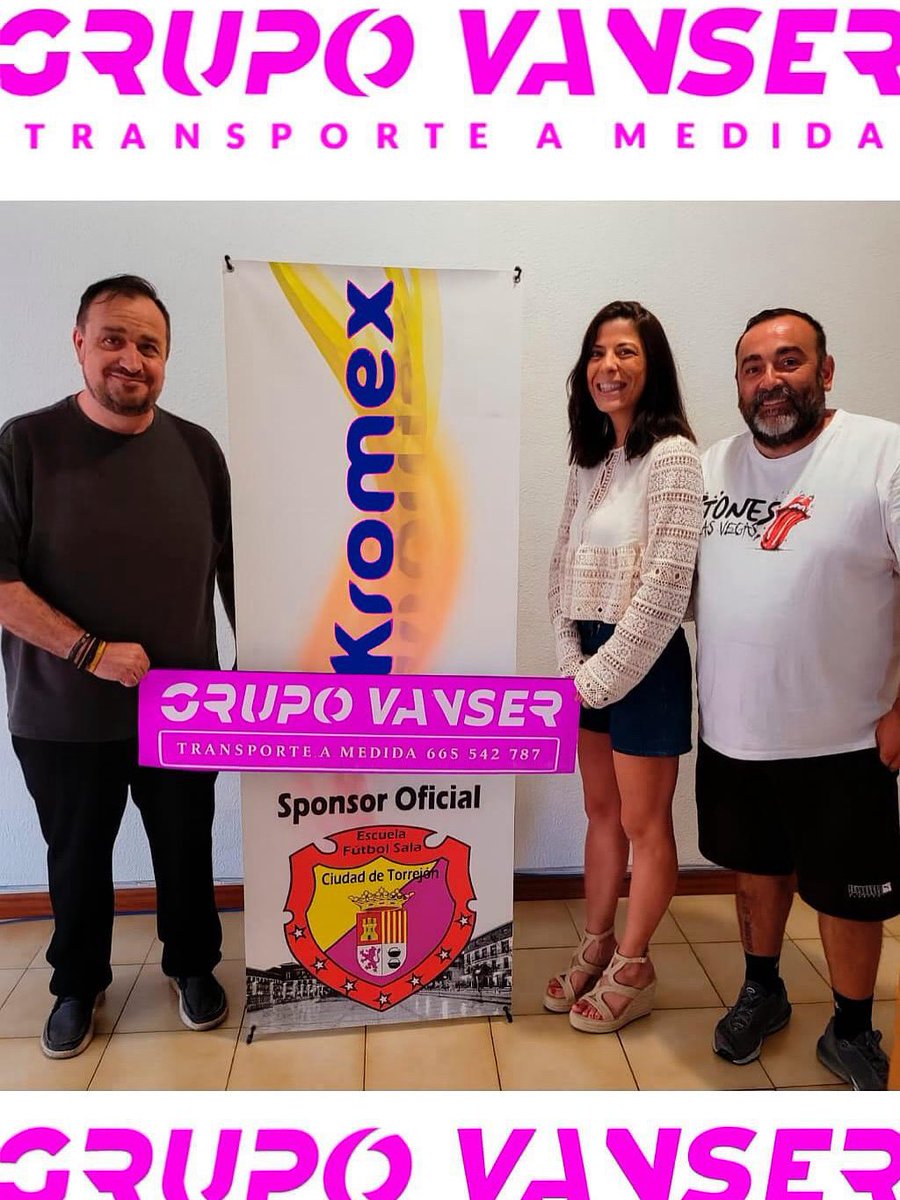 Desde la EFS Ciudad de Torrejón nos complace anunciar la incorporación de GRUPO VANSER como nuevo patrocinador oficial de nuestro club.

GRUPO VANSER es una empresa con una sólida trayectoria en el sector del transporte nacional de mercancías.