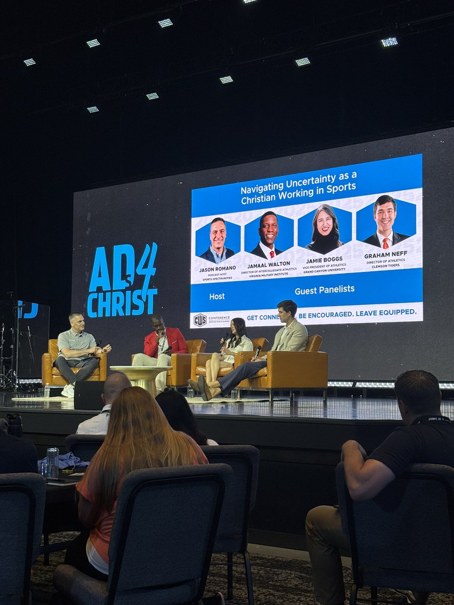 jhwhite14's tweet image. So many gems being shared at the Christians Working in Sports (CWS) conference! Jamaal Walton said, “The job is something, but Jesus is everything!” 🙏🏽#CWS #Excellence #Service @ADs4ChristInfo