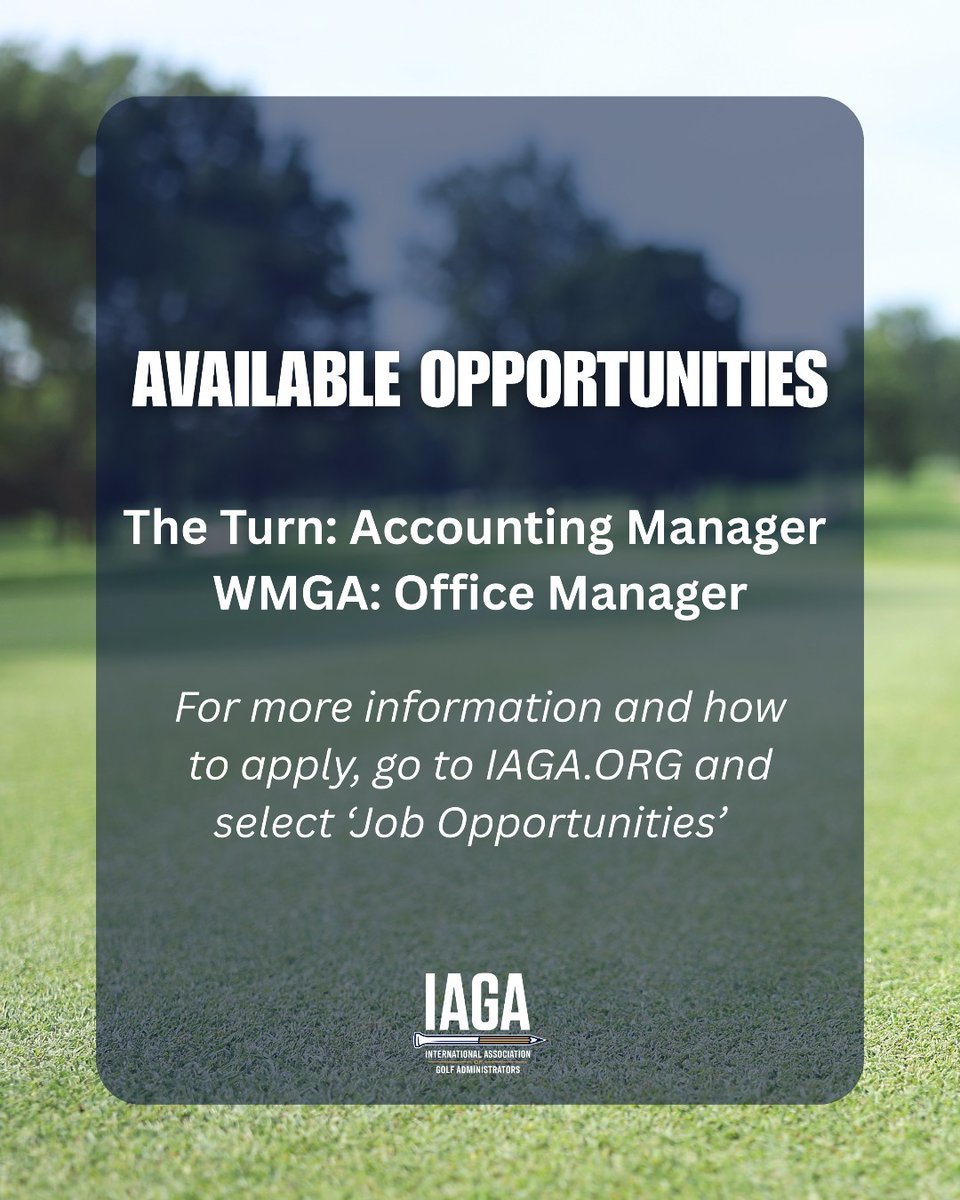 New opportunities available at The Turn and the Women's Metropolitan Golf Association ⛳