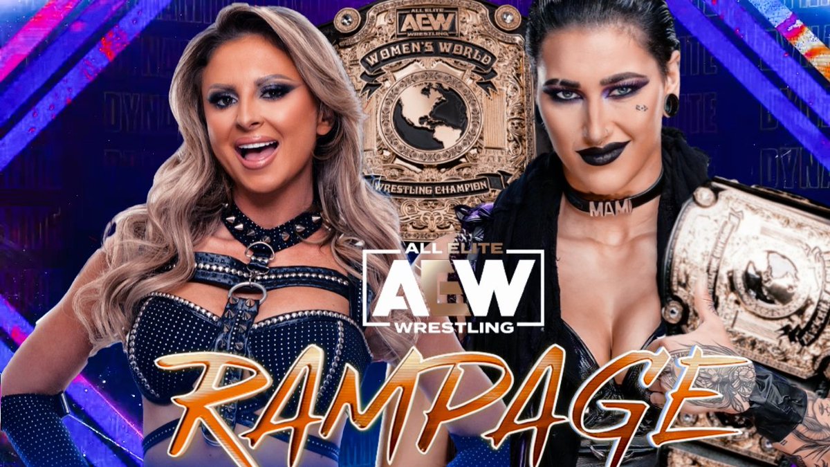 Alleliterp's tweet photo. AEW Rampage – Main Event
AEW Women’s World Championship Rematch
Rhea Ripley (c) vs. Harley Cameron
@AEWsMicQueen @BloodyBrutality https://t.co/ikPbv5Bo2x