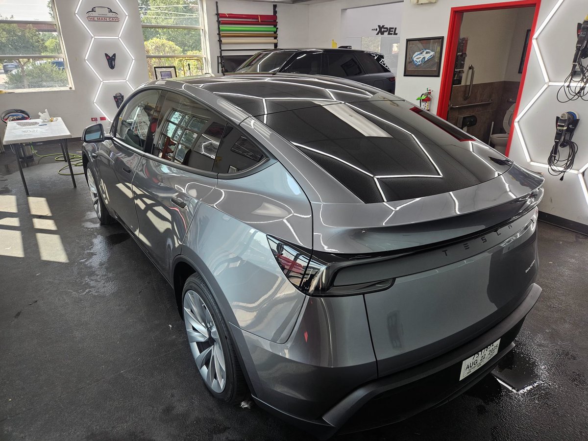 Man_Cave_Mike's tweet image. Man Cave Colorado installed Full car Xpel Paint Protection Film, Ceramic Coating, and High heat rejection window tint on new Model Y