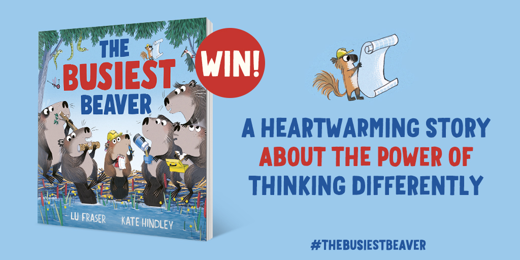 To celebrate #NationalGiveSomethingAwayDay we’re giving 2 lucky people the chance to WIN an early copy of <a href="/_lufraser/">Lu Fraser - 'Basil Dreams Big' OUT NOW!</a> &amp; #KateHindley’s uplifting new picture book #TheBusiestBeaver.  

To enter, LIKE the post &amp; share a GIF of your fave animal by 12am on Sun 20th July. UK only!