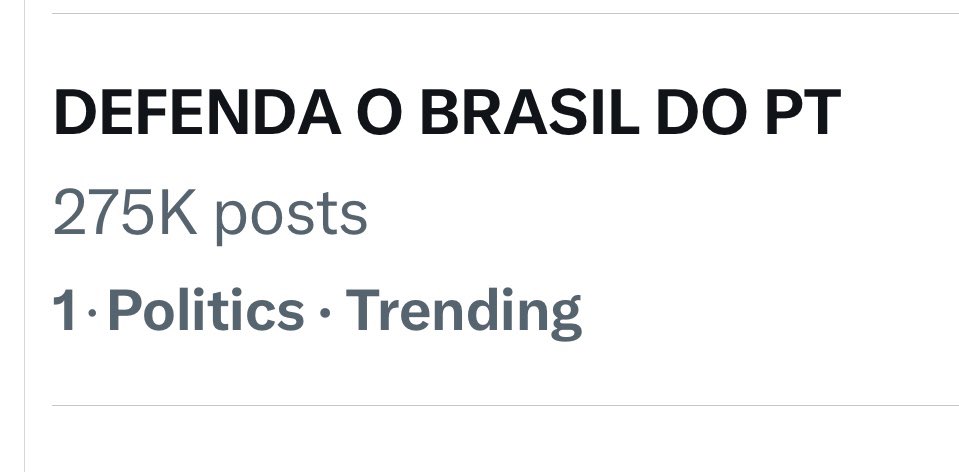 Já bateu record! ⬇️

DEFENDA O BRASIL DO PT
