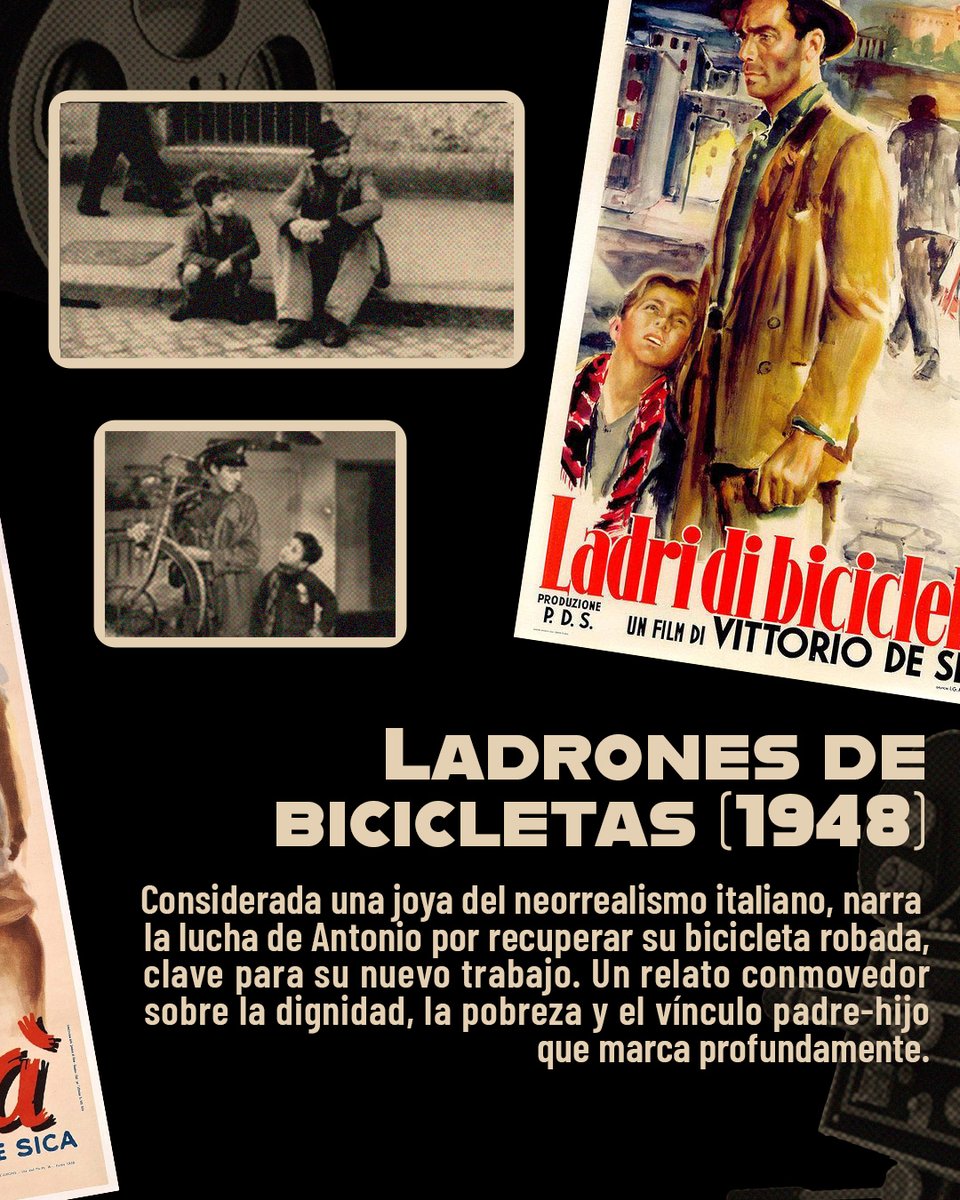 Recomendación: Ladrones de Bicicletas, de Vittorio de Sica

Para saber más del neorrealismo italiano, te compartimos el siguiente texto: revistacinefagos.blogspot.com/2018/10/el-art…